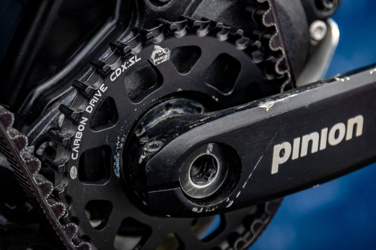 Pinion SmartShift on Gamux Prototype DH Bike The Hub Mountain